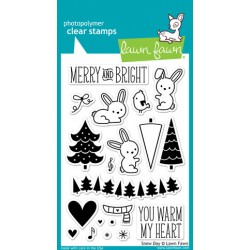 Lawn Fawn SNOW DAY stamp set